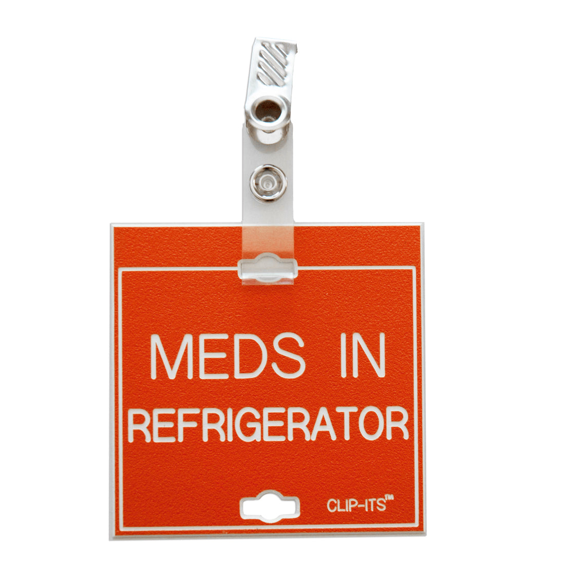 Clip-Its™ - Medication & Special Diet Considerations (Orange with White Text)