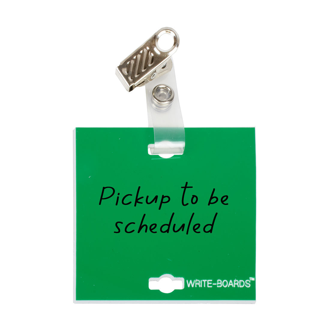 Write-Boards™ 3" x 3" - Blank with Alligator Clip