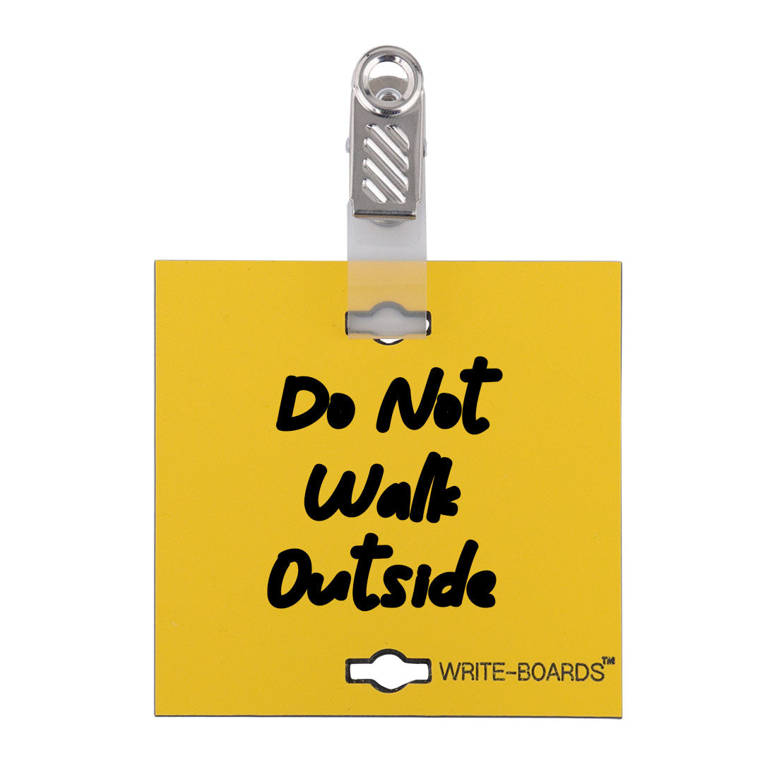 Write-Boards™ 3" x 3" - Blank with Alligator Clip