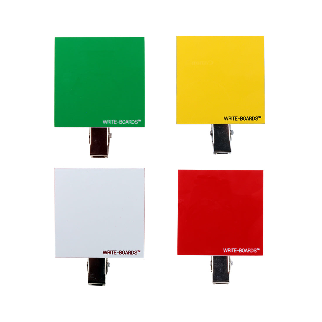 Write-Boards™ 2" x 2" - Blank with Swivel Clip