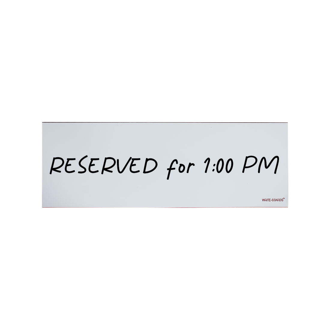 Write-Boards™ 12" x 4" - Blank Plate with Magnetic Back