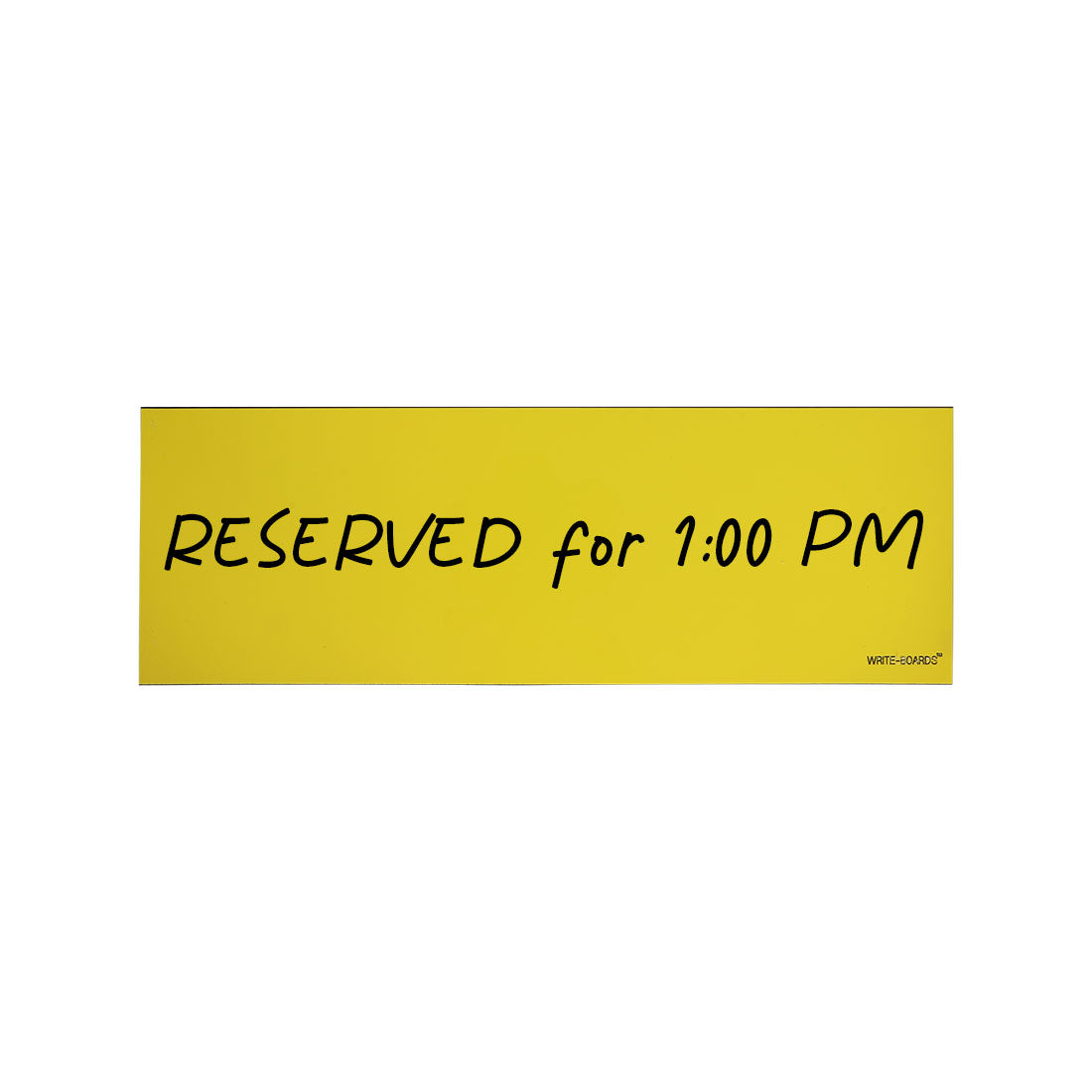 Write-Boards™ 12" x 4" - Blank Plate with Magnetic Back