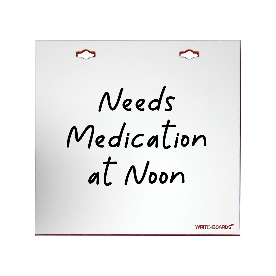 Write-Boards™ 6" x 6" - Blank 2 Hole