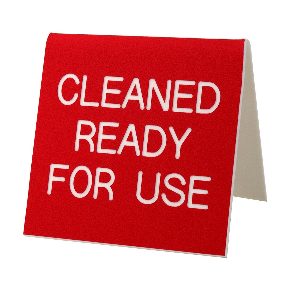 CLEANED READY FOR USE - Tent Sign, 3" x 3"