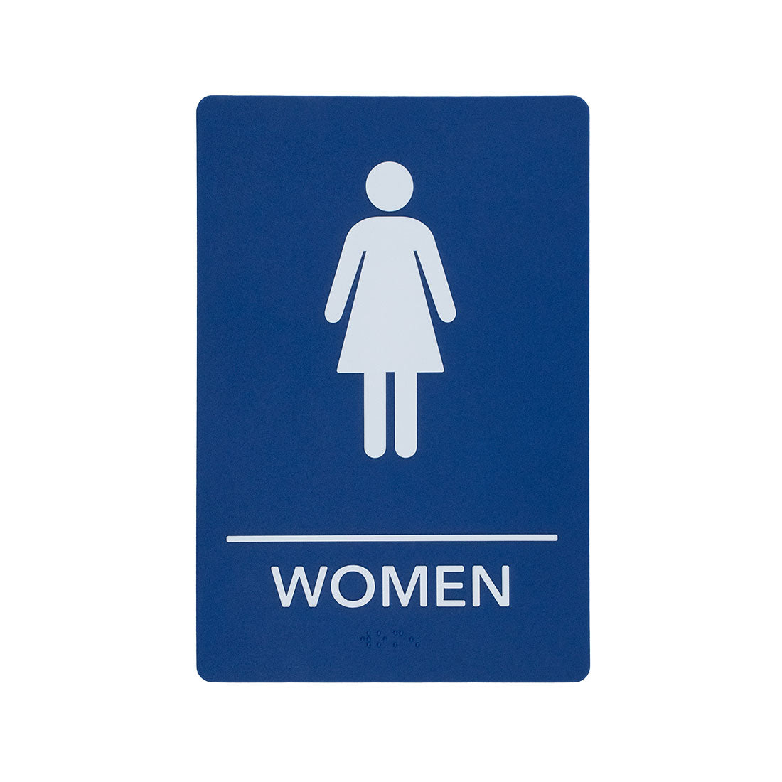 Restroom, Women - Braille Sign