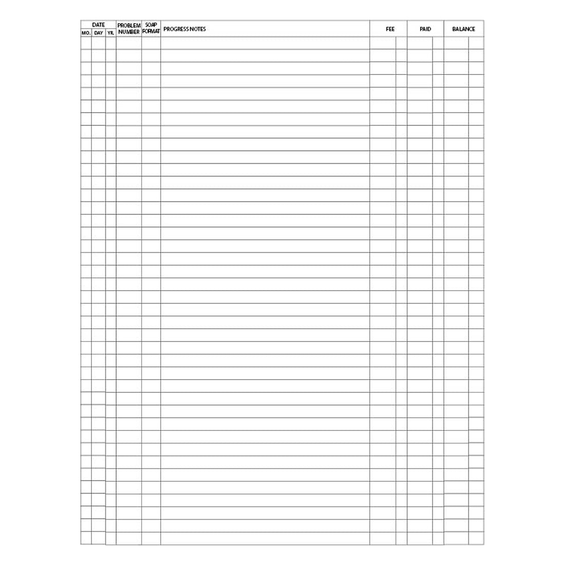 Owner/Patient Progress Notes, 2-Sided - White