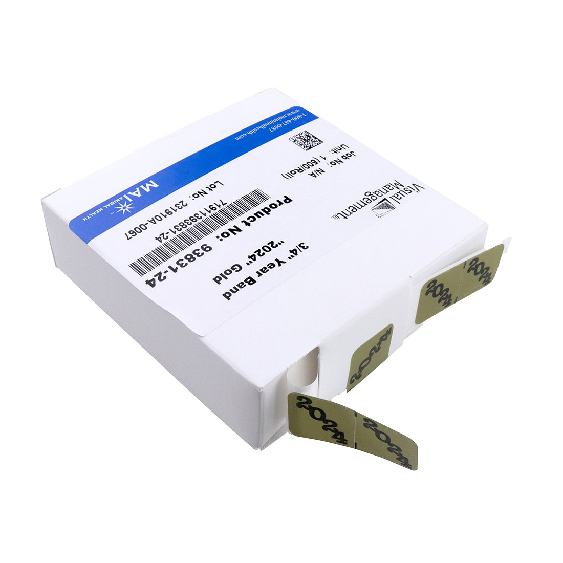 3/4" Year Band - Diagonal Print