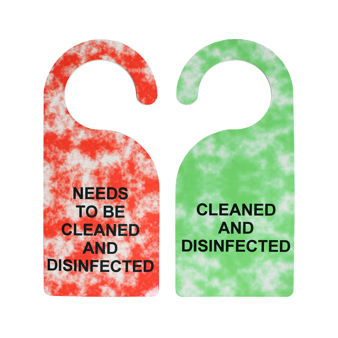 CLEANED / NEEDS TO BE CLEANED - Double-Sided Door Hanger - 4" x 9"