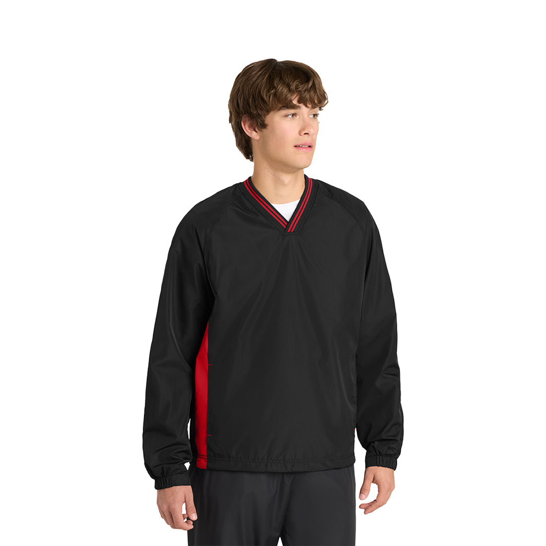 Tipped V-Neck Raglan Wind Shirt - Men's / Unisex