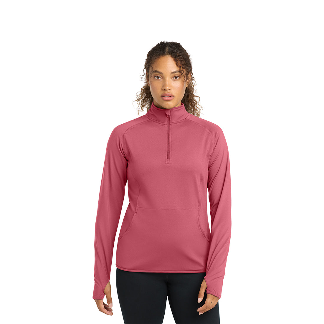 Stretch Pull Over 1/4 Zip - Ladies