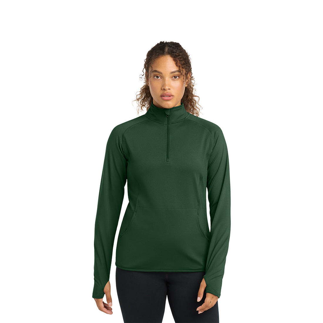 Stretch Pull Over 1/4 Zip - Ladies