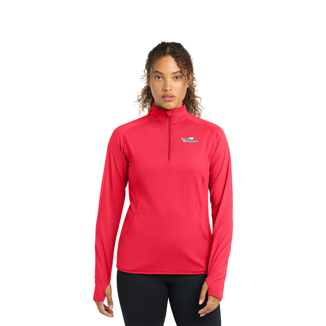 Stretch Pull Over 1/4 Zip - Ladies