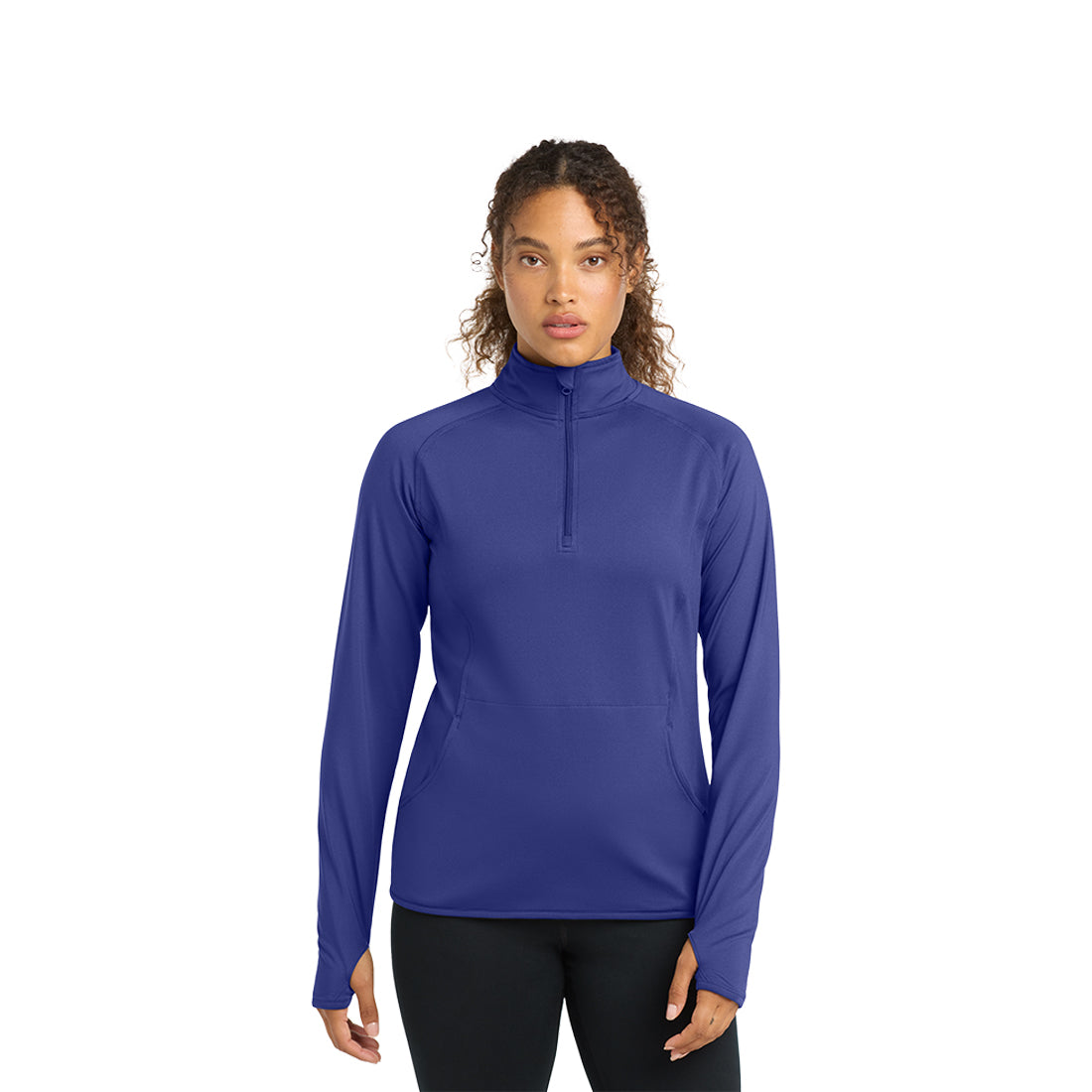 Stretch Pull Over 1/4 Zip - Ladies