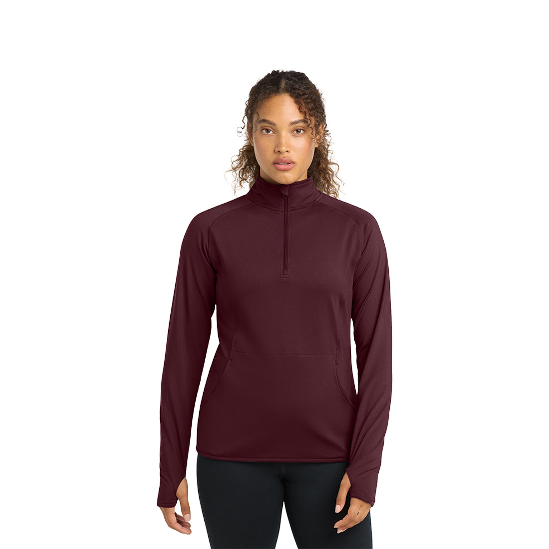 Stretch Pull Over 1/4 Zip - Ladies