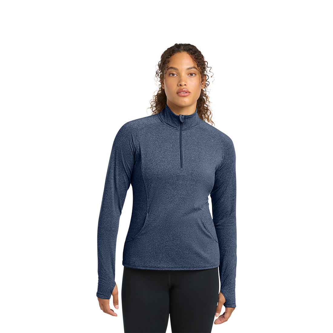 Stretch Pull Over 1/4 Zip - Ladies