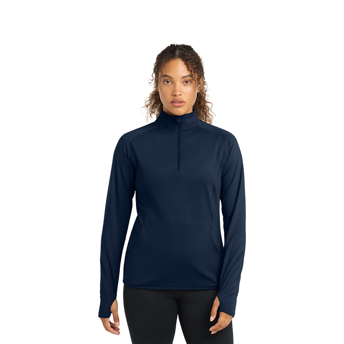 Stretch Pull Over 1/4 Zip - Ladies