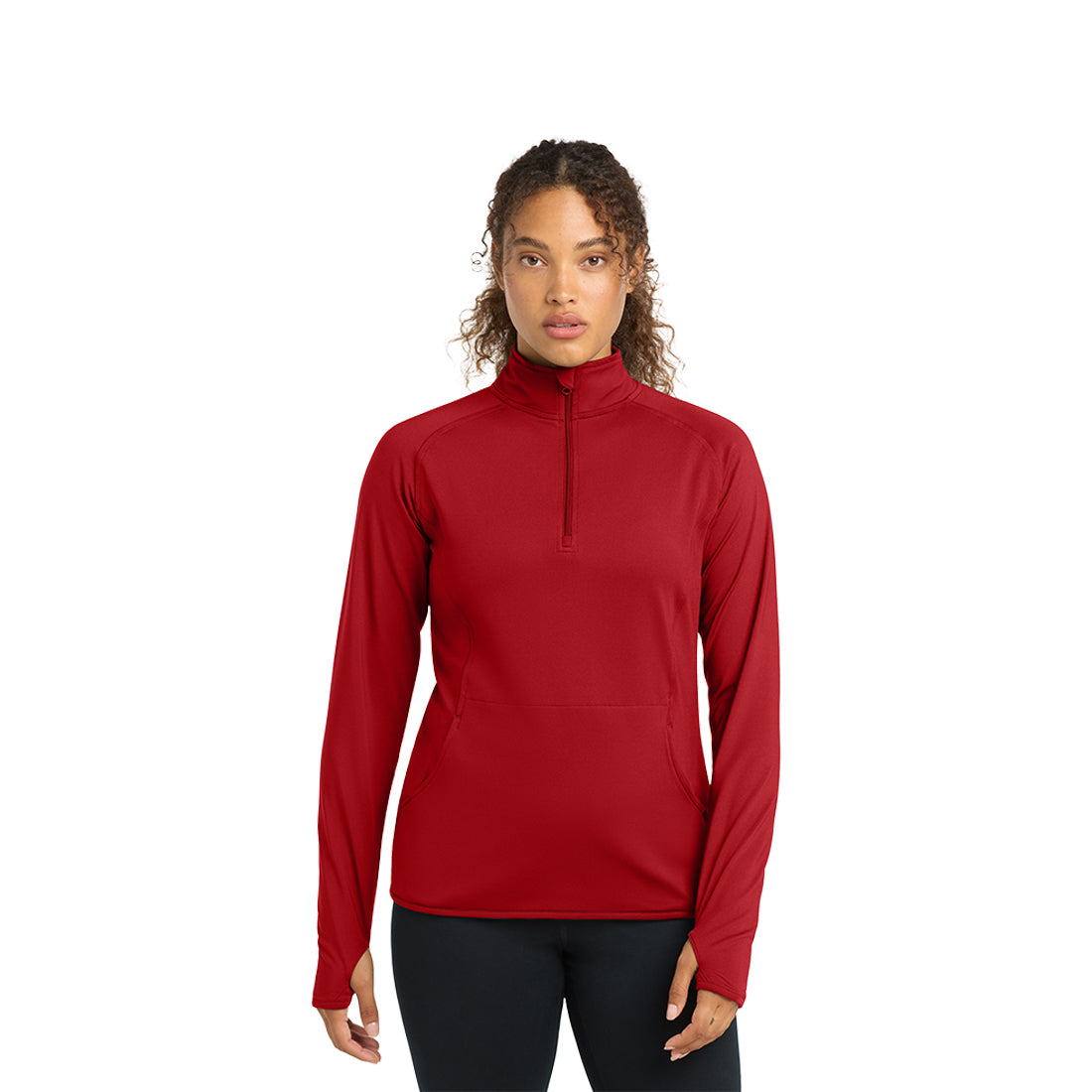 Stretch Pull Over 1/4 Zip - Ladies