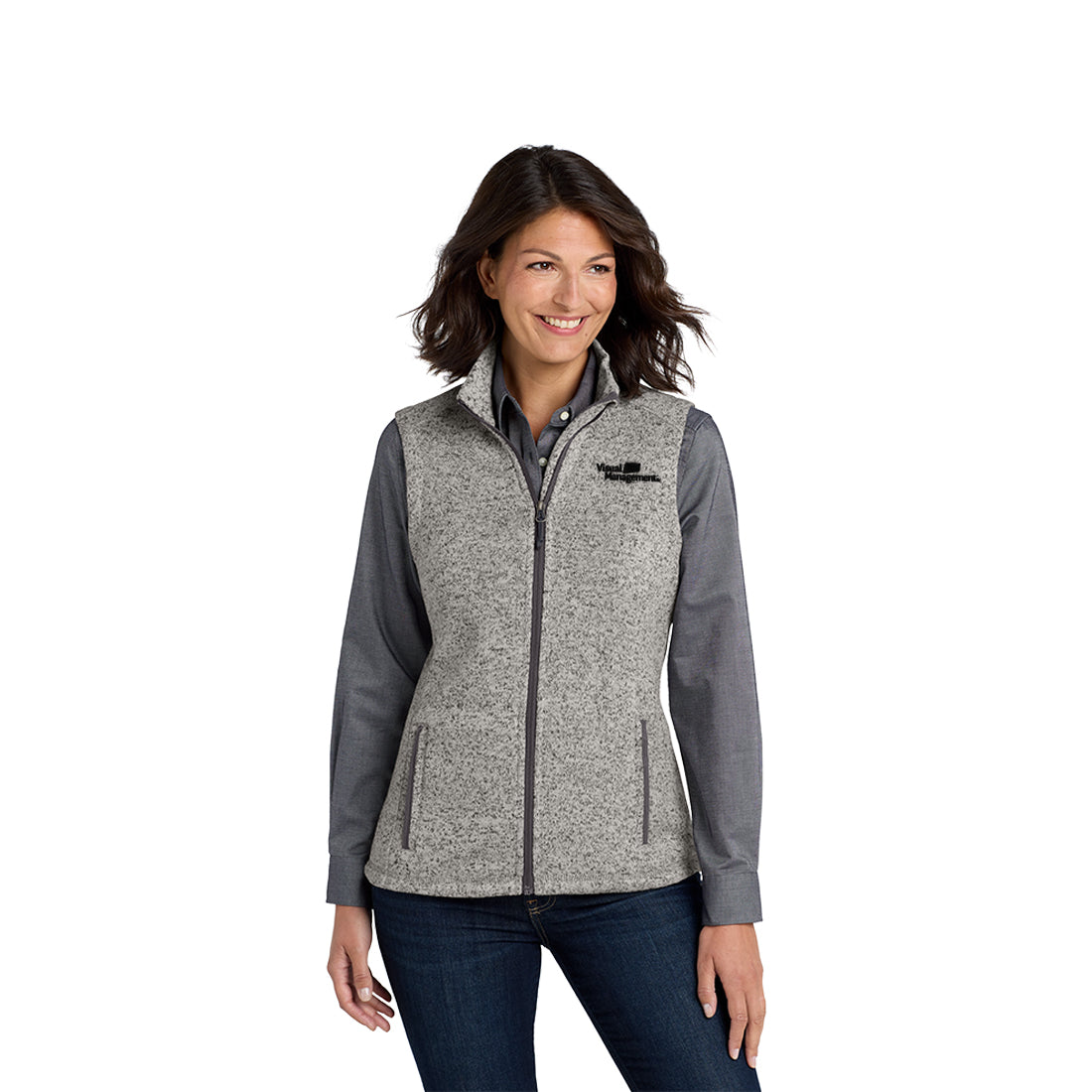 Comfort Sweater Fleece Vest - Ladies