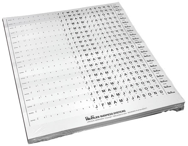 ProFiles™ Name Label Inserts for 9" ProFiles™ Pouch