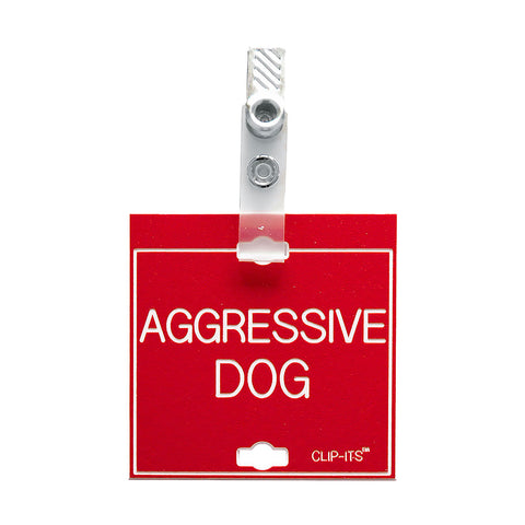 AGGRESSIVE DOG Clip-Its™ (Pack of 6)