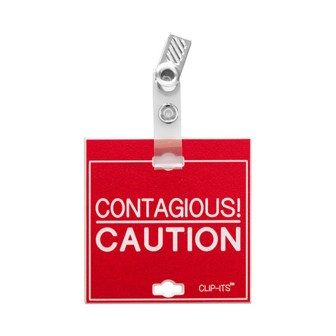 CONTAGIOUS! CAUTION Clip-Its™ (Pack of 6)