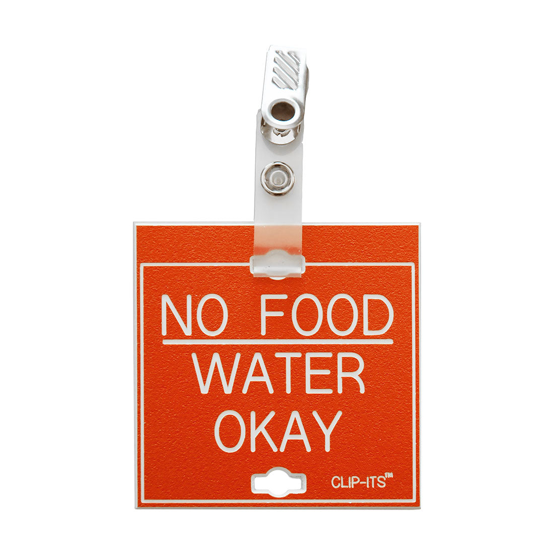 Clip-Its™ - Medication & Special Diet Considerations (Orange with White Text)