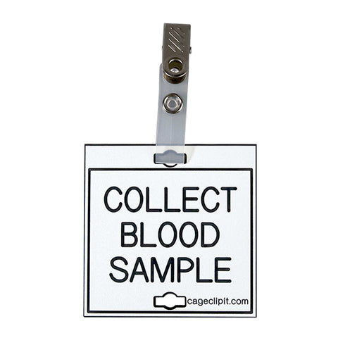 COLLECT BLOOD SAMPLE Clip-Its™ (Pack of 6)