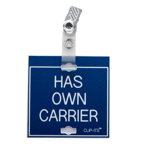 HAS OWN CARRIER Clip-Its™ (Pack of 6)