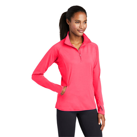 Sport-Tek® Sport-Wick® Stretch Pullover 1/4 Zip - Ladies