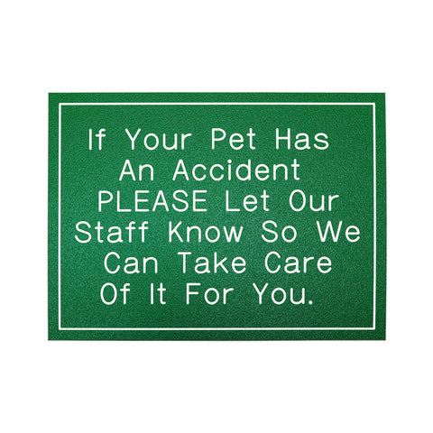 If Your Pet Has An Accident...