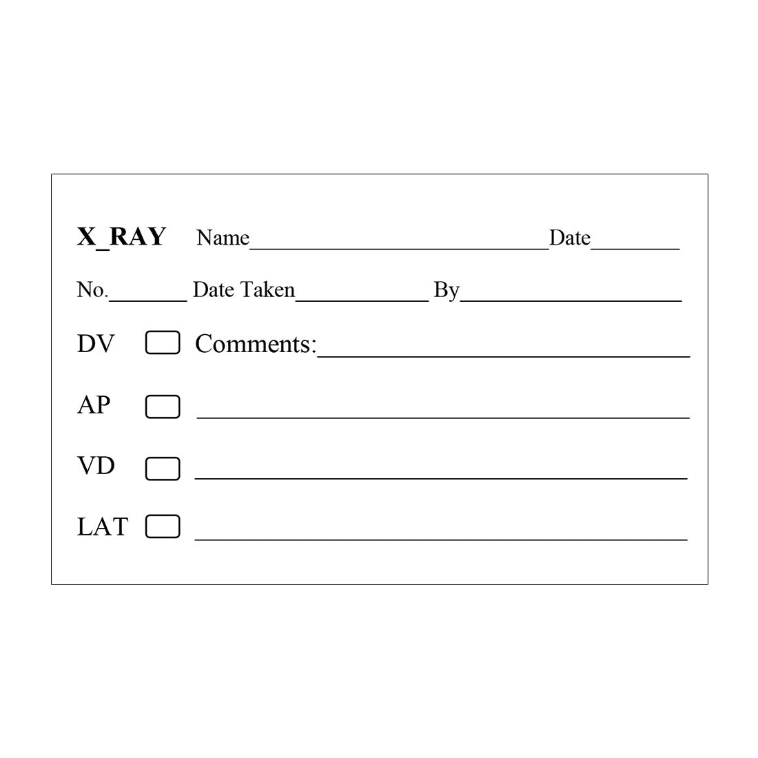 Medical Record Stickers (Pack of 200)