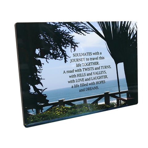 "Quiet Moments Ocean" Sublimated Full Color Plaque