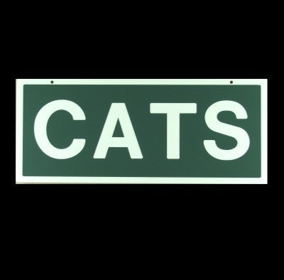 CATS Sign 14" x 6"