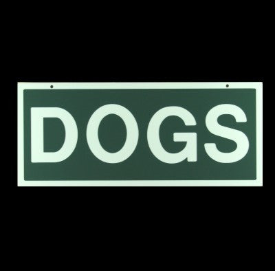 DOGS Sign 14" x 6"