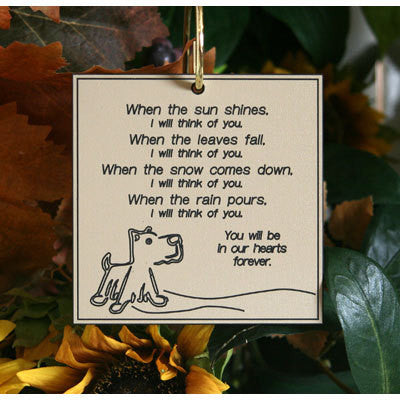 "Seasons Of Remembrance With Dog" Tribute